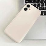 For iPhone 11 Fine Hole Insert Card Slot TPU Phone Case(White)
