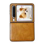 For Huawei Pura X Crazy Horse Pattern Two-Stage Phone Case(Brown)