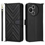 For TCL 60 SE NxtPaper 5G Multifunctional 6-Card Slots Leather Phone Case with Wrist Strap(Black)
