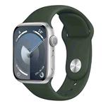 For Apple Watch 46mm / 49mm / 45mm / 44mm xDfind Solid Color Silicone Sports Watch Band(Dark Green)