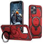 For iPhone 13 Pro Max Cooling MagSafe Holder Phone Case(Red)