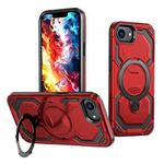For iPhone 16e Cooling MagSafe Holder Phone Case(Red)