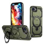 For iPhone 16e Cooling MagSafe Holder Phone Case(Green)