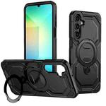 For Samsung Galaxy A16 5G Cooling MagSafe Holder Phone Case(Black)