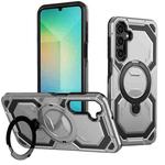 For Samsung Galaxy A16 5G Cooling MagSafe Holder Phone Case(Silver)