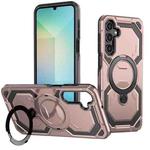 For Samsung Galaxy A05s Cooling MagSafe Holder Phone Case(Rose Gold)
