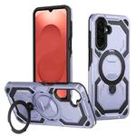 For Samsung Galaxy A26 5G Cooling MagSafe Holder Phone Case(Light Blue)