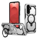 For Samsung Galaxy A26 5G Cooling MagSafe Holder Phone Case(Silver)