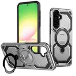 For Samsung Galaxy A56 5G Cooling MagSafe Holder Phone Case(Silver)