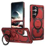 For Samsung Galaxy S25 Ultra 5G Cooling MagSafe Holder Phone Case(Red)