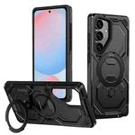 For Samsung Galaxy S24 FE 5G Cooling MagSafe Holder Phone Case(Black)