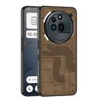 For Nothing Phone 3a Pro GKK Skin Feel Leather Frosted Phone Case(Brown)