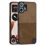 For Nothing CMF Phone 2 Pro GKK Skin Feel Leather Frosted Phone Case(Brown)