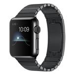 For Apple Watch 46mm / 49mm / 45mm / 44mm xDfind One Bead Stainless Steel Watch Band(Black)