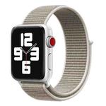 For Apple Watch 46mm / 49mm / 45mm / 44mm xDfind Nylon Loop Hook and Loop Fastener Watch Band(Seashell)