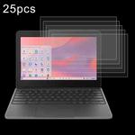 For Lenovo Chromebook 100e 11.6 25pcs 9H 0.3mm Explosion-proof Tempered Glass Film