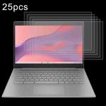 For HP Chromebook 14A 14 25pcs 9H 0.3mm Explosion-proof Tempered Glass Film