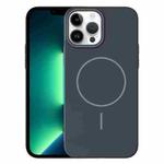 For iPhone 13 Pro Max Thin Circle PC Injection MagSafe Phone Case(Carbon Grey)