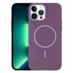 For iPhone 13 Pro Max Thin Circle PC Injection MagSafe Phone Case(Sunset Purple)