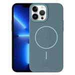 For iPhone 13 Pro Thin Circle PC Injection MagSafe Phone Case(Ocean Blue)