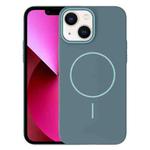 For iPhone 13 Thin Circle PC Injection MagSafe Phone Case(Ocean Blue)