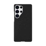 For Samsung Galaxy S25 Ultra 5G 600D Fine Grain Series Carbon Fiber MagSafe Phone Case(Black)