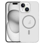 For iPhone 15 Clear PC Injection MagSafe Phone Case(Titanium Gray)