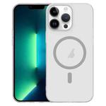 For iPhone 13 Pro Max Clear PC Injection MagSafe Phone Case(Titanium Gray)