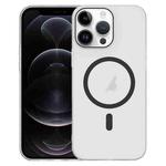For iPhone 12 Pro Clear PC Injection MagSafe Phone Case(Black)