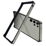 For Samsung Galaxy S25 Ultra 5G TPU Hybrid Metal Cooling Phone Frame Case(Grey)