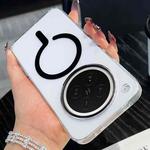 For OPPO Find X8s High Transparency PC MagSafe Phone Case(Black)