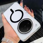 For OPPO Find X8s+ High Transparency PC MagSafe Phone Case(Black)