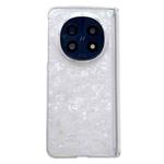 For OPPO Find N5 Magnetic Axis Pearlescent Shell Texture Phone Case(White)