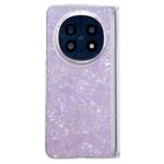 For OPPO Find N5 Magnetic Axis Pearlescent Shell Texture Phone Case(Purple)