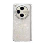 For OPPO Find N3 Magnetic Axis Pearlescent Shell Texture Phone Case(Beige)