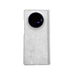 For vivo X Fold5 Magnetic Axis Pearlescent Shell Texture Phone Case(Beige)