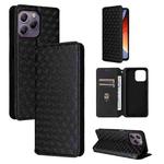 For Blackview A96 Cubic Grid Texture Flip Leather Phone Case(Black)