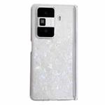 For Honor Magic Vs3 Magnetic Axis Pearlescent Shell Texture Phone Case(Beige)