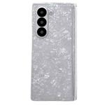 For Samsung Galaxy Z Fold4 5G Magnetic Axis Pearlescent Shell Texture Phone Case(White)