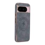 For Google Pixel 10 / 10 Pro Electroplated PC Sheepskin Invisible Magnetic MagSafe Phone Case(Grey)