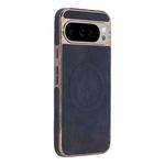 For Google Pixel 9 Pro XL Electroplated PC Sheepskin Invisible Magnetic MagSafe Phone Case(Black)