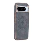 For Google Pixel 8 Pro Electroplated PC Sheepskin Invisible Magnetic MagSafe Phone Case(Grey)