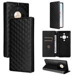 For Honor Magic6 Lite 5G / X9b 5G Cubic Grid Texture Flip Leather Phone Case(Black)