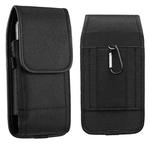 For 6.3 inch Universal Vertical Outdoor Phone Waist Bag(Black)