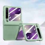 For Huawei Pura X Three Parts Integrated PC Skin Feel Shockproof Phone Case(Mint Green)