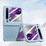 For Huawei Pura X Three Parts Integrated PC Skin Feel Shockproof Phone Case(Sky Blue)