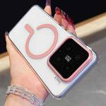 For Xiaomi 15 High Transparency PC MagSafe Phone Case(Pink)