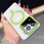 For Xiaomi 15 Pro High Transparency PC MagSafe Phone Case(Grass Green)