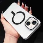 For iPhone 14 / 13 High Transparency PC MagSafe Phone Case(Black)