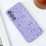 For Samsung Galaxy A16 5G Starry Sky TPU Shockproof MagSafe Phone Case(Purple)